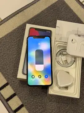 Dijual Iphone X Grey 64GB Lengkap Terdaftar