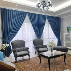 Pemesanan Tirai Gorden Jendela Gordyn Mewah Hordeng Model Terbaru Mura
