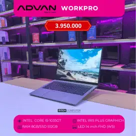 Laptop Advan Workpro Intel Core i5-1035G7 RAM 8GB SSD 512GB FHD 14(WS)