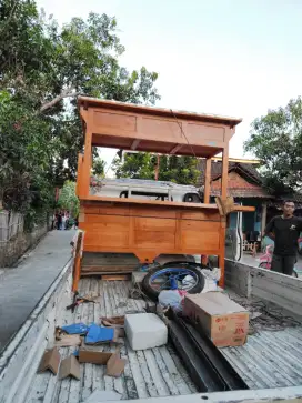 Gerobak Angkringan jg Melayani Pesanan Grobak Bakso Mie Bubur Sate dlL