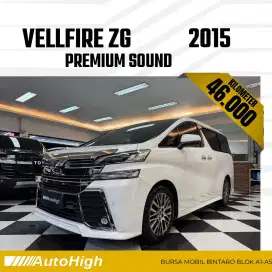 DP10% [Km46.000] Vellfire ZG Prem Sound 2015 White Reg 2018 #AUTOHIGH