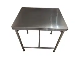 Meja Makan Stainless Ukuran 70x55x70