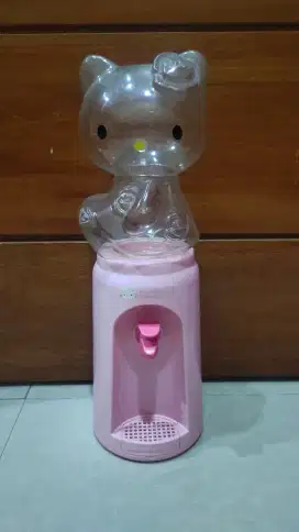 DISPENSER HELLO KITTY PINK LUCU ANAK ANAK BISA NEGO