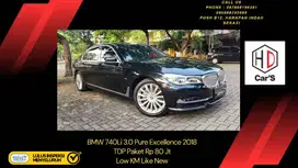 BMW 740Li 3.0 Pure Excellence 2018 / 2019 Black On Brown Low KM