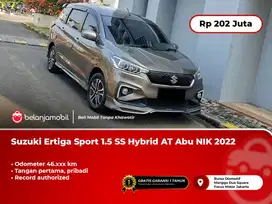 [ TANGAN PERTAMA ] Suzuki Ertiga Sport 1.5 SS Hybrid AT Abu 2022