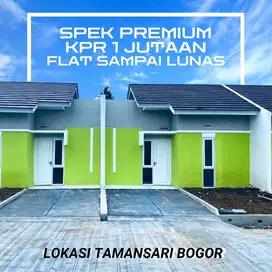 Rumah kpr subsidi tamansari ciomas bogor cicilan flat