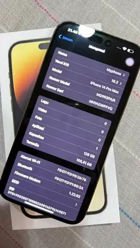 Iphone 14 pro max 128gb gold