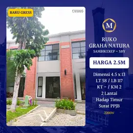 Ruko Graha Natura Sambikerep Surabaya BARU GRESS