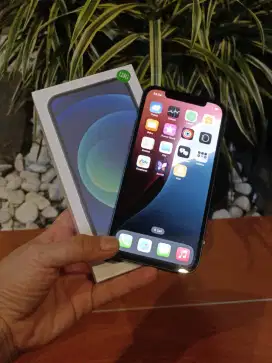 Iphone 12 128gb all operator mulusss warna blue