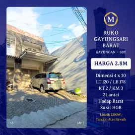 Ruko Gayungsari Barat Gayungan Surabaya