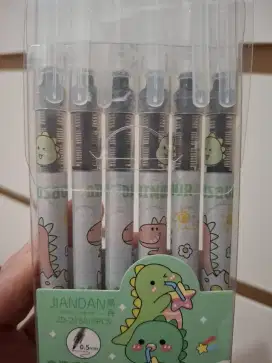 Pulpen gel dino (isi5)
