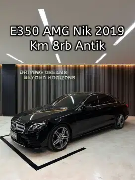 Mercedes Benz E350 AMG AT 2020 Hitam Mercy Km8rb B2106PBS Nik 2019