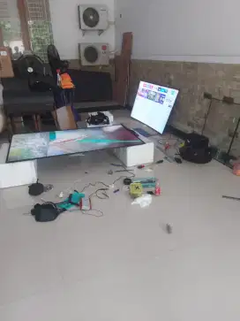 Spesialise service tv led smart tv google tv Qled Oled