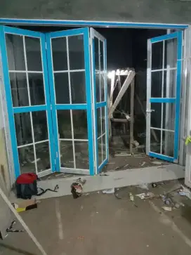 Rolling door folding gate murah