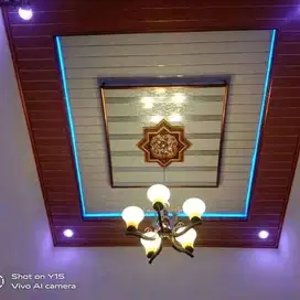 Jasa Tukang Pasang Plafon Partisi Wall Moulding Sekat PVC GRC Gypsum