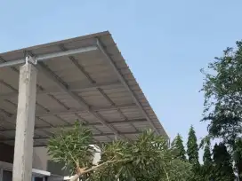Kanopi Baja Ringan Atap Pvc Single