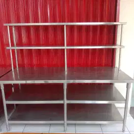 Meja stainless / meja kitchen