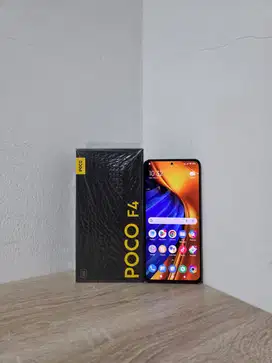 Xiaomi Poco F4 5G 8/256 Ex Resmi Silver Fullset Perfect 8GB 256GB