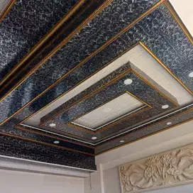 Jasa Tukang Pasang Plafon Partisi Wall Moulding Sekat PVC GRC Gypsum