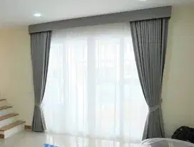 Pusat Gorden Blackout Sekat Klinik Hordeng Pintu Gordyn Vitrase