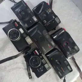 7 Kamera Analog Vintage • MINOLTA, CANON, FUJIFILM Untested [BORONGAN]