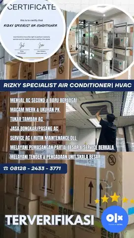 AGEN AC SECOND ☎️ |pasang ac , ac 1/2 pk ,1 pk , 2pk dll