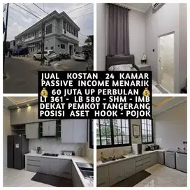 JUAL KOS KOST KOSAN KOSTAN 24 KAMAR DI KOTA TANGERANG OMSET 60 JUTA UP