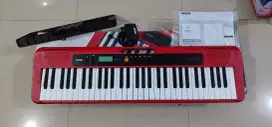 Casio CTS200 merah lengkap mulus
