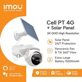 JUAL MURAH CCTV IMOU CELL PT 4G with Solar Panel 3MP Camera Outdoor