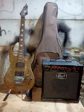 Gitar xcort dan ampli cort