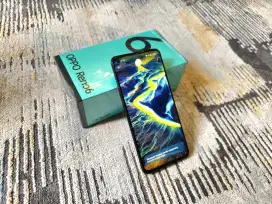 HP Oppo Reno 6 8/128 Hitam Full Set Mulus