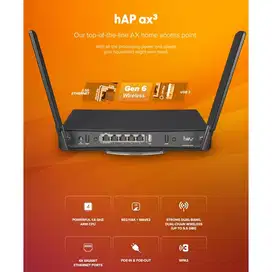 JUAL MURAH Mikrotik C53UiG+5HPaxD2HPaxD | hAP ax3 Routers and Wireless