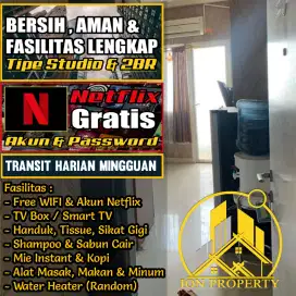 SEWA APARTEMEN GREEN PRAMUKA 2KAMAR TRANSIT HARIAN JAKARTA PUSAT
