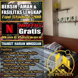 TOWER ORCHID 2BR SEWA PERJAM PERHARI APARTEMEN GREEN PRAMUKA SQUARE