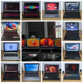 aneka laptop gaming dan MacBook second sehat bergaransi