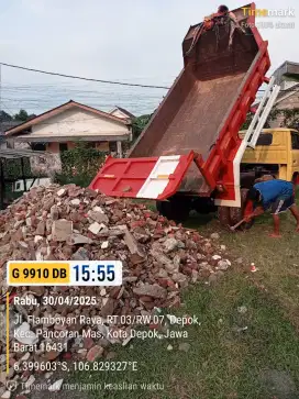 Jasa pengurugan dan buang puing