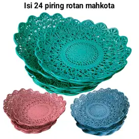 Paket usaha piring rotan harga kolian