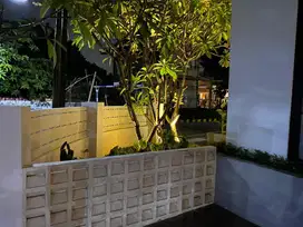 Rumah Design Tropis Minimalis Semi Perabot di Pondok Candra Indah Sby