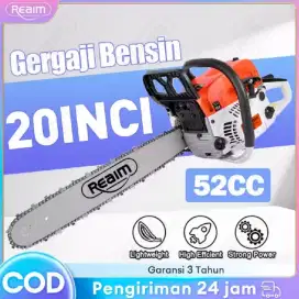 MESIN SENSO REAIM 52CC CHAINSAW