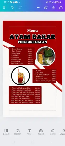 Lowongan jualan ayam bakar pinggir jalan