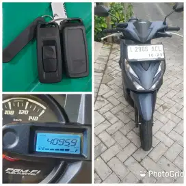 Beat Duluxe terbaru th 2024 Keyles remot istimewa km 4rb pjk 10-2025