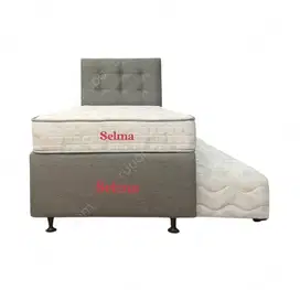 SELMA 120x200 CM SOICA TEMPAT TIDUR SORONG  3IN 1 - ABU ABU