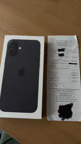 Iphone 16plus black 128gb