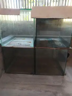 Dijual akuarium siap pakai