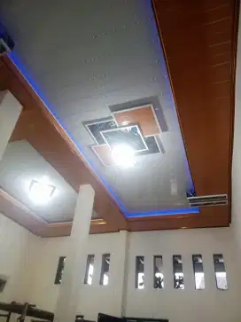 Plafon pvc terpasang rapi berkualitas