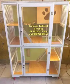 Kandang kucing alumunium