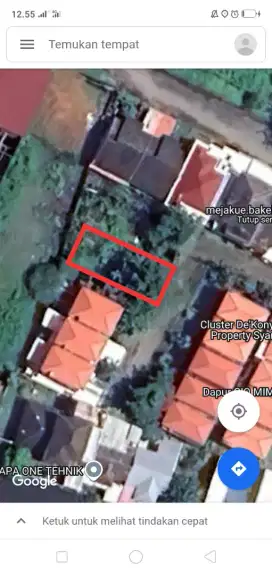 Kavling siap bangun dalam perumahan