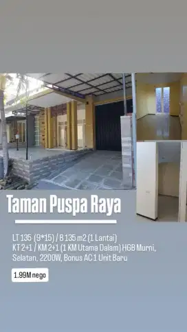 Taman Puspa Raya. CITRALAND Utama. Sby barat. Deket pasar citraland