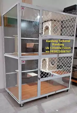 Kandang kucing alumunium