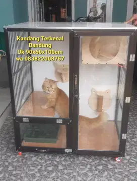 Kandang kucing alumunium